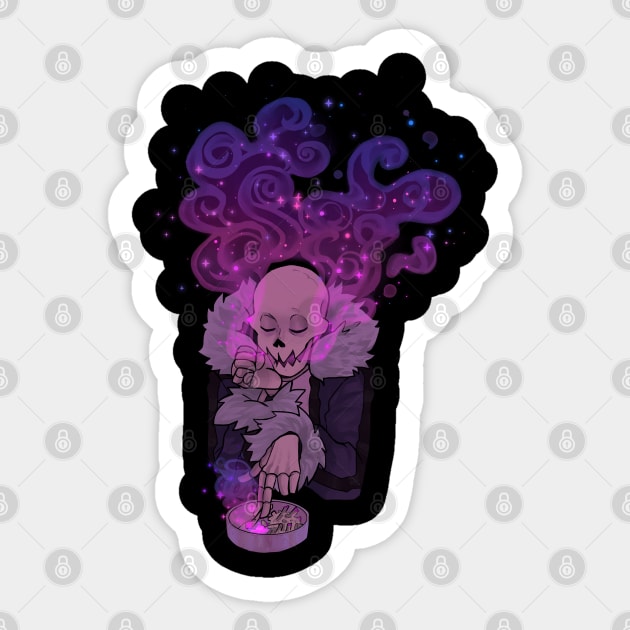 SwapFell Papyrus Sticker by WiliamGlowing